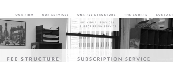 Our Fee Structure: Subscription Service